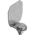 (10)-NATIONAL DP5408 Galvanized Round Rail Steel Barn Door End Cap. N193839 New. Price: $59.89.