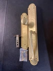 Signature Hardware 441580 Marconi Brass Dummy Door Handleset With Interior Knob Used. Price: $90.99.