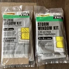 Frost King Storm Window P712H Clear Polyethylene Kit 3' X 6' Packs 4 Total New. Price: $14.99.
