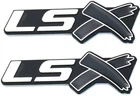 2 Pcs Lsx Emblem Badge 3D Self-adhesive Nameplate Sticker Replacement For Cam... New. Price: $41.66.