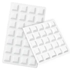 White Rubber Feet (53 Pack) Self Stick Bumper Pads - Made In Usa Adhesive T... New. Price: $19.83.