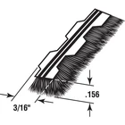 Prime-line T8658 Gray Synthetic Fiber Window Pile Weatherstrip 3/16 In. X 18 Ft. New. Price: $11.93.