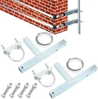 Blulu Chimney Antenna Mounting Kit Includes 1.25 -2" Mast And Two 17" New. Price: $49.06.