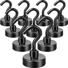 Neosmuk Black Magnetic Hooks, Heavy Duty 40LBS+ Matte New. Price: $16.09.