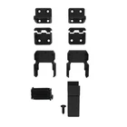 Versarail Classic Matte Black Aluminum Line Bracket Kit (4-PIECE) New. Price: $52.11.