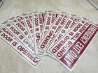 Pack Hillman 840199 10 In. (glow The Dark) Emergency Exit Only Sign New. Price: $24.95.