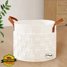 Boldmonkey Basket 2PK 15" Beige Laundry New. Price: $64.99.