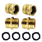 Aluminum Alloy Garden Hose Adapter 3/4 Inch Round Connectors Washers Pack New. Price: $20.25.