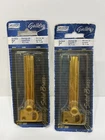 Nos National Hardware N197-988 Flush Surface Bolt 4" Bright Solid Brass New. Price: $19.99.