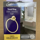 Gatco Latitude Towel Ring - Brushed Brass New. Price: $19.99.