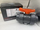 Hydroseal Kaplan Pvc 1/2" True Union Ball Valve With Full Port, Astm F1970... New. Price: $21.75.