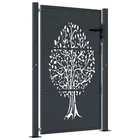 Garden Gate Decorative Outdoor Fence Anthracite Steel Tree Design Vidaxl New. Price: $252.99.