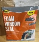 M-d 1/2" X 1/4" 17' Medium Foam Weatherstrip 02071- 12 Rolls Free Shipping New. Price: $36.00.