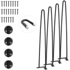 Vevor 28" Hairpin Furniture Legs Solid Metal Heavy Duty Dining Table Modern New. Price: $33.45.