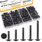 Weideer 180PCS #8 Self Tapping For Metal, Sheet Screws, 410 Stainle New. Price: $13.49.