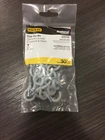 National Hardware N119-728 Vinyl Coated White Steel 1" Cup Hook 10 Lb. 30 Pk New. Price: $7.73.