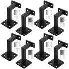 Patioer Brackets 8PCS Heavy Duty Steel Square New. Price: $61.69.