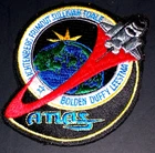 Patch - 5 1/2 " Nasa Atlas Mission Iron New. Price: $7.49.