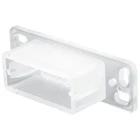 Prime-line 7145 Drawer Track Backplate, 3/4 L, 2-13/32 W, Plastic, New. Price: $12.09.