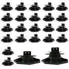Goldshire 24PACK Adjustable Deck Support Pedestal, Plastic Black New. Price: $92.19.