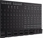 Incly 226PCS Metal Wall Organizer, 48X36 Inch Black New. Price: $154.71.