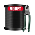 Vinyl Coated Wire Rope 900 Ft. Stainless Steel Cable Railing Kit Metal Post Deck New. Price: $165.74.