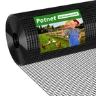 Potnet Black Hardware Cloth 1/2 Inch 48 X 50 Ft 19 Gauge Wire Mesh Double-layer New. Price: $98.61.