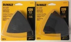 Dewalt DWASPTRI223 3-1/8" X H&l 220 Grit Sanding Paper (12) Packs New. Price: $5.50.