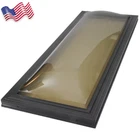 Sun-tek Skylight Impact Fixed Curb Mount Polycarbonate 22-1/2 In. 46-1/2 New. Price: $353.10.
