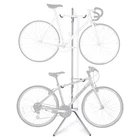 Two Bike Gravity Pole Stand Indoor Bicycles Rack New. Price: $93.01.