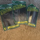 3 Packs Hy-ko Self-stick Numbers & Letters Diy Lettering 748 Pc Set 1/2 New. Price: $22.99.