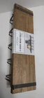 Spectrum Wall Shelf 5-HOOK Wood 18 Inch Hardware Vintage Looking New. Price: $25.95.