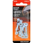 Hillman 121126 Zinc Push-in Mount Self-leveling Sawtooth Hanger (pack Of 10) New. Price: $16.23.