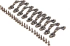Dophee 10PCS Antique Brass Decorative Pulls Handles For Mini Jewelry Box Drawer New. Price: $13.99.