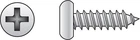 Hillman 80007 Zinc-plated Steel Phillips Pan Head Sheet Metal Screw #4 X 3/4 In. New. Price: $9.39.