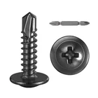 Wensilon (300PCS)#8 For Sheet Metal Self-tapping Screws #8X3/4", Black New. Price: $14.29.