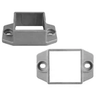 Ottff 10 Pack Aluminum Square Post Anchor Flange Base For 2" Inch, Natural New. Price: $36.99.