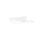 Signature Hardware Quartz Vanity 25" X 22" Rectangular Undermount Open. Price: $277.93.