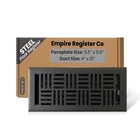 Empire Register Co, Steel Floor - 4X10 Inch, Art Nouveau Design, Tex... New. Price: $43.44.