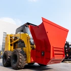 Concrete Crusher Rock Stone Asphalt Brick Block Breaker Bucket Skid Stee New. Price: $3859.00.