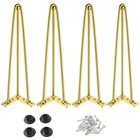 Osring 18 Inch Hairpin Table Legs 1/2 Dia 3-RODS Metal Furniture For New. Price: $72.90.