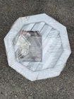 Novik White Octagonal Or Round Gable Vent 16 X22 New. Price: $49.99.
