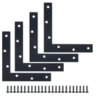Alise Flat Brackets For Wood,black Corner 150X150MM(4PCS), Matte New. Price: $29.45.