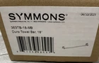 Symmons 363TB-18-MB Duro Towel Bar Matte Black Open. Price: $26.09.
