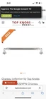 Top Knobs Reeded Pull 7" Polished Nickel TK324PN Cabinet Hardware New. Price: $10.00.