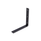 Hampton 1.50 1/4 Black Steel Inside/outside Corner Brace 02-3405-025 New. Price: $21.95.
