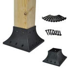 PNP114040 Myard 4X4 Post Base Cover Actual 3.5X3.5 Inches Skirt Flange With New. Price: $29.04.