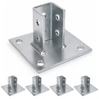 Ohlectric Strut Post Base Single Channel 1-5/8 6X6 Side Orientation, Silver New. Price: $60.75.