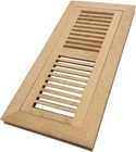 White Oak Wood Floor Register Vent Flush Mount With Frame 4X12 Inch Unfinished New. Price: $32.13.