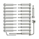 Stainless Steel Cable Railing Hardware Kit, For 1/8" System, Fo... New. Price: $118.82.